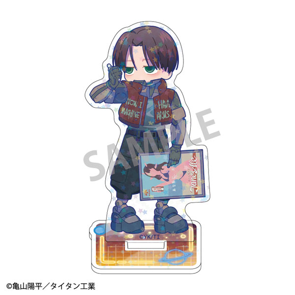 銀河特急 ミルキー☆サブウェイ ホログラムミニアクリルスタンド カート 描き起こし第2弾