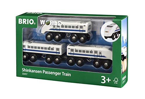 BRIO (ブリオ) SHINKANSEN 33417 対象年齢 3歳~ 【おもちゃ 玩具 木製おもちゃ 機関車 車両 プレゼント（誕生日/クリスマス）】