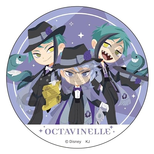ディズニー ツイステッドワンダーランド ビッグ缶バッジ オクタヴィネル グリヒルアート