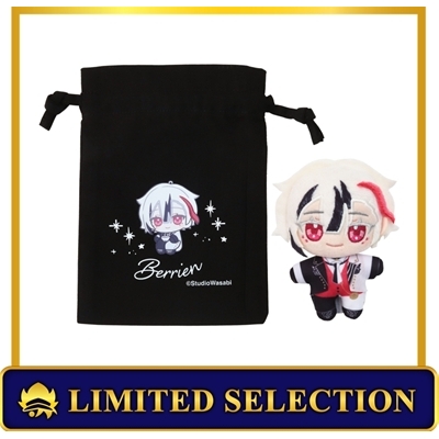 【グッズ-セットもの】悪魔執事と黒い猫 ぬいパル アニセレ限定セット（巾着付き）／ベリアン【アニセレ】