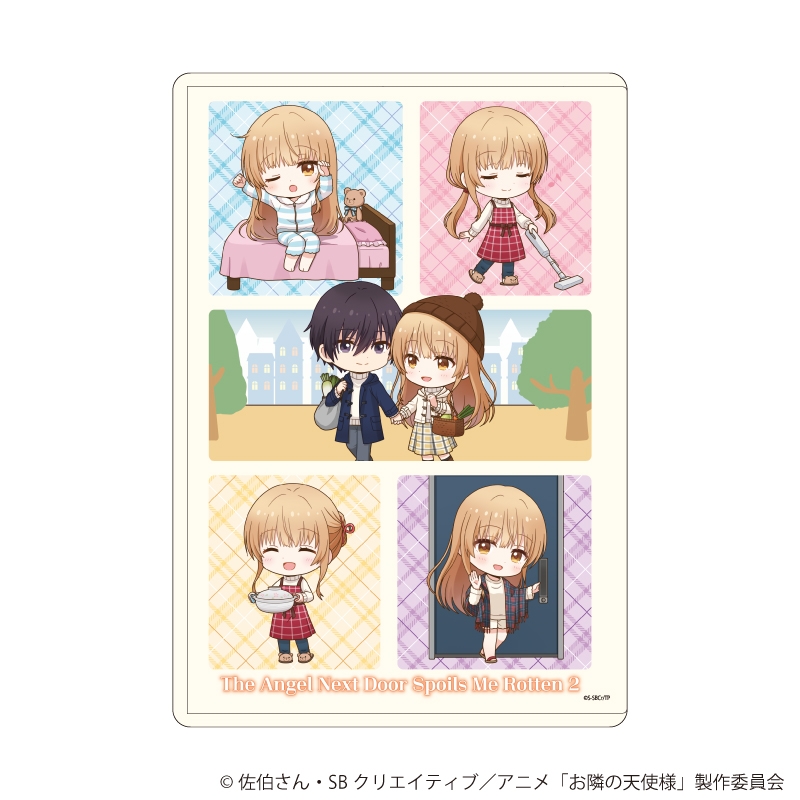 お隣の天使様にいつの間にか駄目人間にされていた件2 キャラクリアケース 11/冬の1日ver. 集合デザイン(ミニキャライラスト)