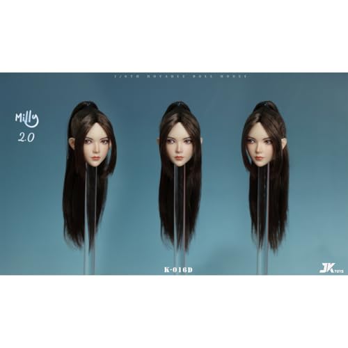 HiPlay JKTOYS 1/6 アジア美女 ミリー Milly 2.0 K-016D ヘッド ドール用 頭 塗装済み