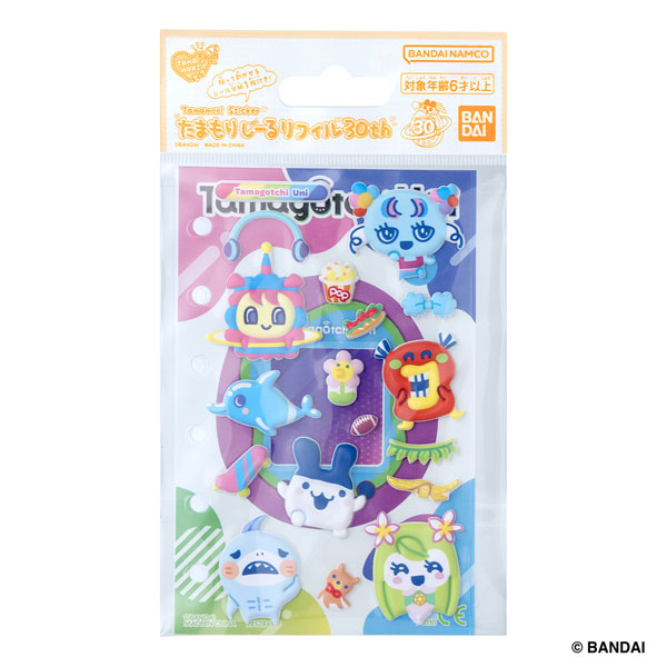 たまごっち たまもりしーるリフィル30th Tamagotchi Uniセット