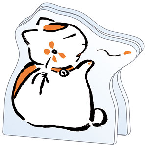 夏目友人帳 ニャンコ先生メモクリップスタンド A
