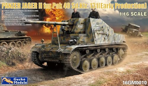 ゲッコーモデル 1/16 ドイツ Sd.Kfz.131 パンツァーイェーガーII PaK 40装備 前期型 プラモデル GEC16GM0010 (戦車)