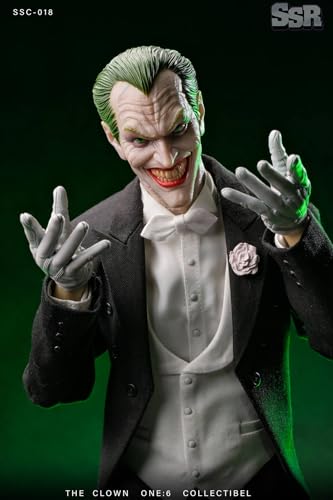 [Tbmodel] SSRtoys 1/6 フィギュア用 ピエロ素体 ヘッド 服セット アクセサリー ボディー アクションフィギュア SSC018