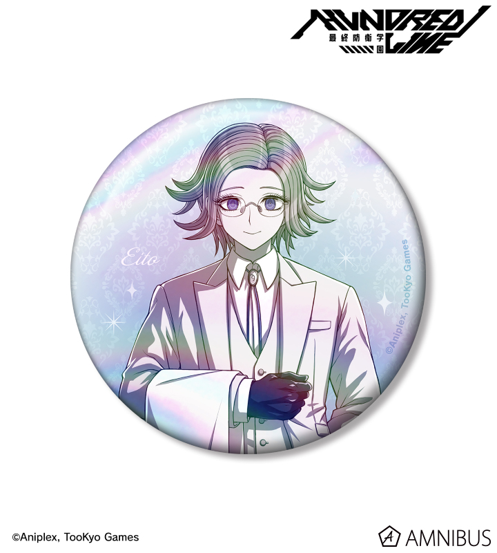 描き下ろし 蒼月衛人 執事ver. 75mmオーロラ缶バッジ