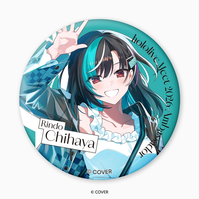 hololive Meet 2026 ホログラム缶バッジ 輪堂千速