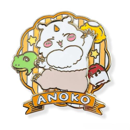 ちいかわ 大きめギミックピンバッジ(あのこ)