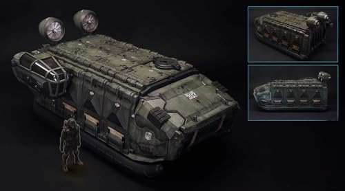 SYXLCYGJ 1/18 ACID RAIN Figures Kits PBB-AR003海陆沃拉斯两栖登陆艇VL4m Marine Vorrathlander VL4m 可動フィギュア 塗装済み 完成品