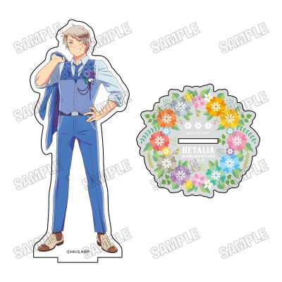 【グッズ-スタンドポップ】アニメ「ヘタリア World★Stars」 描き下ろしBIGアクリルスタンド【フラワーパレードver.】⑩プロイセン【再販】