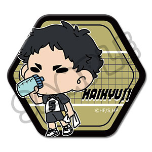 「ハイキュー！！」第9弾 六角形缶バッジ(mochocho) M-TF(赤葦京治)