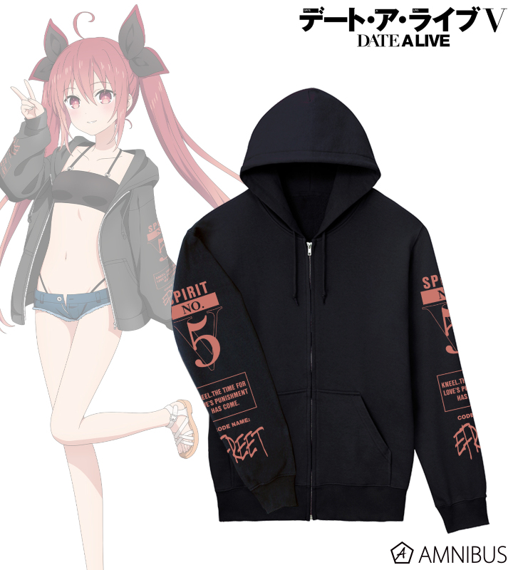 描き下ろし 五河琴里 ビーチデートver. 着用ジップパーカー