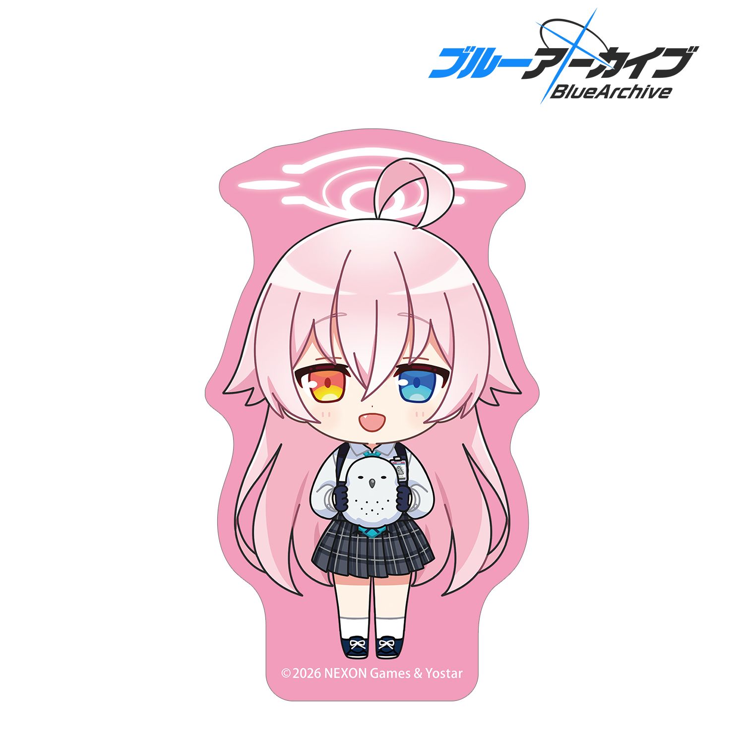 ブルーアーカイブ_ホシノ ちびキャラ ダイカットステッカー