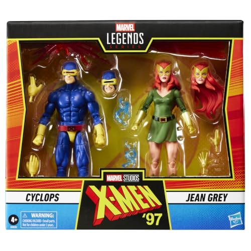 Hasbro - 収集品 - X-Men '97 - マーベルレジェンド - サイクロプス&ジーングレー アクションフィギュア 2パック - 収集品 - マルチカラー
