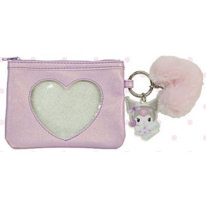 サンリオキャラクターズ ハート窓付きポーチ(エンジェル) クロミ