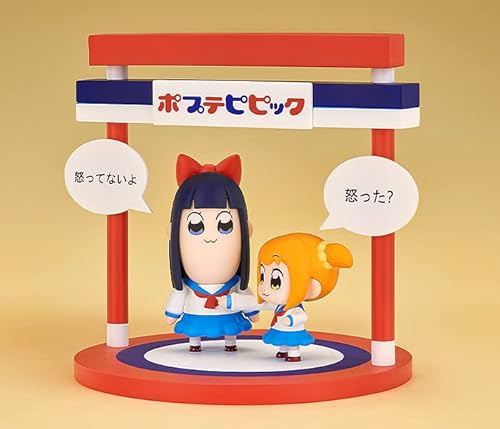 ポプテピピック デフォルメフィギュア ポプ子とピピ美 ノンスケール プラスチック製 塗装済み完成品フィギュア