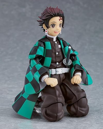 Toriba 鬼滅の刃 フィギュア 竈門炭治郎 figma 498 鬼滅の刃 水の呼吸 日輪刀 可動フィギュア 鬼滅の刃 グッズ (炭治郎) [並行輸入品]