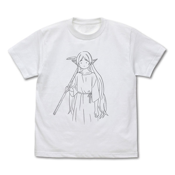 葬送のフリーレン フリーレン 「鉱山で300年働くことになっちゃった」 Tシャツ/WHITE-L