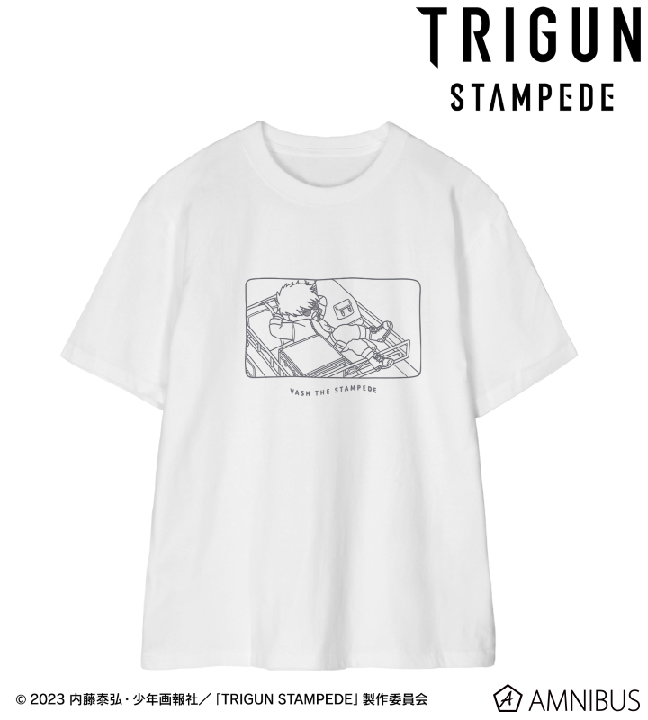 ヴァッシュ・ザ・スタンピード ゆるコマ Tシャツ