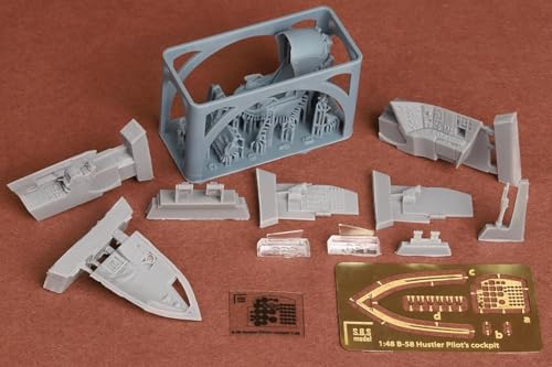 SBSモデル 1/48 B-58 ハスラー コックピット・スタンレー脱出カプセル (モノグラム用) プラモデル用パーツ SBM48107