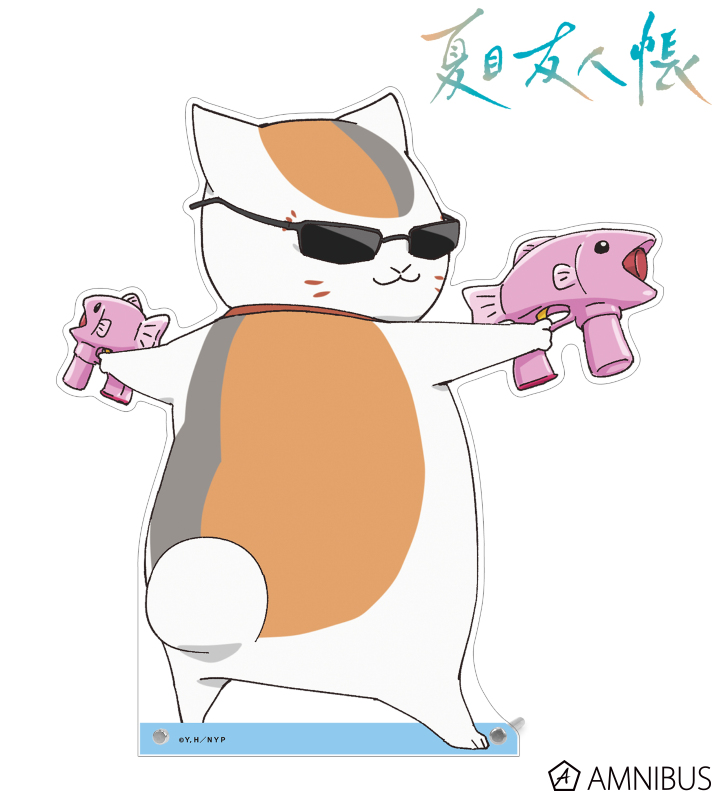 描き下ろし ニャンコ先生 シャボン玉ver. 超特大アクリルパネル