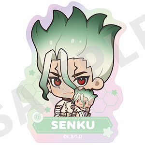 「Dr.STONE」 だっこシリーズ オーロラステッカー(石神千空)