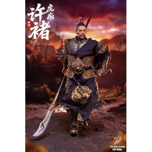 HiPlay FZ Art studio 1/6 猛将伝 魏篇 虎痴 許褚 ブルー FZ021A 可動フィギュア 塗装済み 完成品