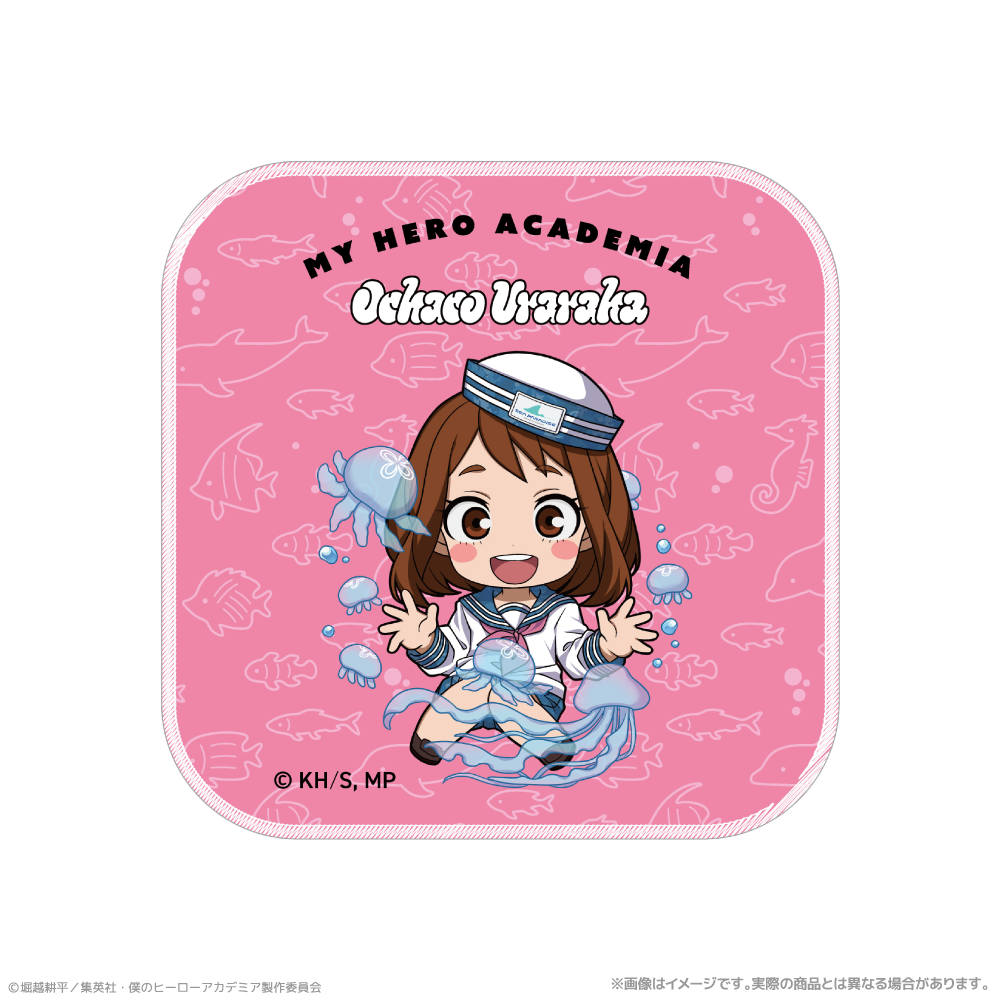 僕のヒーローアカデミア_ハンドタオル_麗日お茶子 海の生きものたちと一緒にPLUS ULTRA