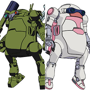 1/35 メカトロウィーゴ ボトムズコラボシリーズ Vol.5 “らうんどむーばー&ふぃあな” (2体セット) プラモデル