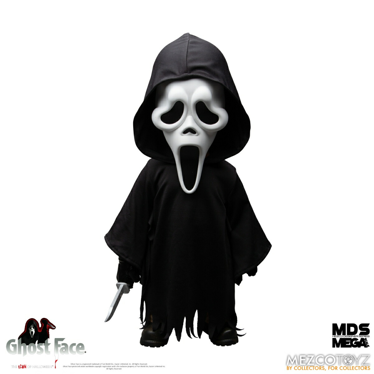 MDS デザイナーシリーズ/ アイコン・オブ・ハロウィン: ゴーストフェイス 15インチ メガスケール フィギュア【再生産】 (フィギュア)