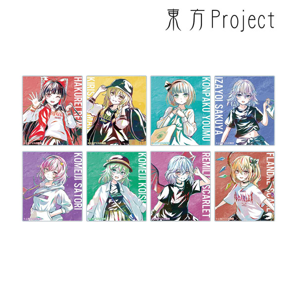 東方Project 松本能人イラスト 現代風ファッションver. トレーディング Ani-Art アクリルカード 8個入りBOX