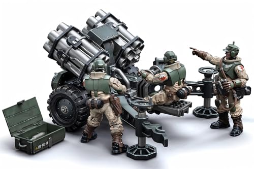 JOYTOY ウォーハンマー 40K 1/18スケール アクションフィギュア アストラ・ミリタラム兵器チーム マレウスロケットランチャー付き - コレクション&ギフト用の関節式フィギュア - JT8841