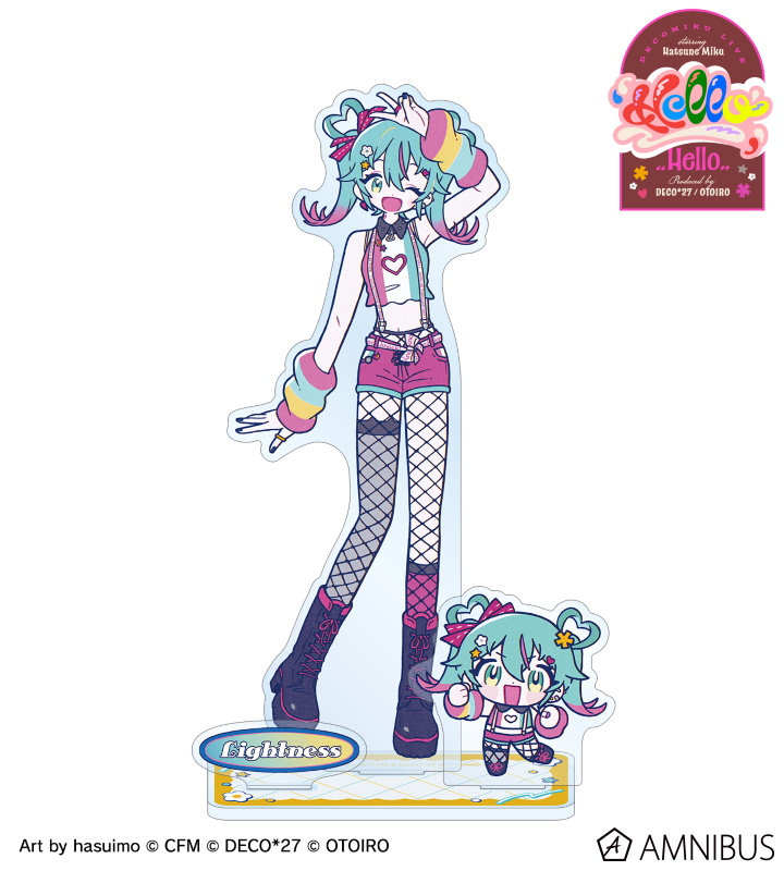 デコミク (ライトネス) Art by hasuimo パーツ付きBIGアクリルスタンド