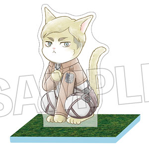 進撃の巨人 調査兵にゃん 大地なアクリルスタンド エルヴィン