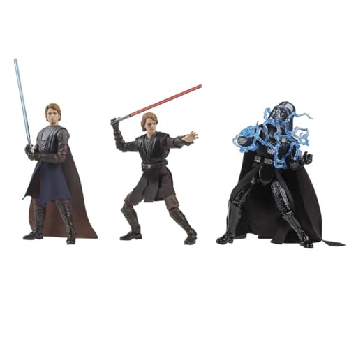 ハズブロ（Hasbro）スター・ウォーズ STAR WARS ヴィンテージコレクション The Journey of Anakin Skywalker、スター・ウォーズ 9.5 cm プレミアム コレクション用 アクションフィギュア 3 パック G1282 正規品