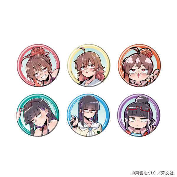 缶バッジ「蝶乃センパイは泳がせたい!」01/公式イラスト 6個入りBOX