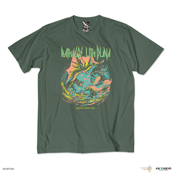 『モンスターハンターワイルズ』第2弾 シーンイラストTシャツ 3(ウズ・トゥナ×リオレウス)シティグリーンM