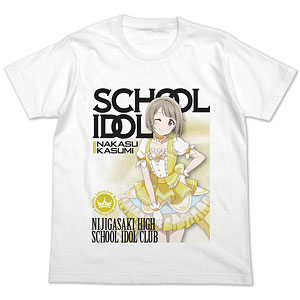 ラブライブ!虹ヶ咲学園スクールアイドル同好会 中須かすみ フルカラーTシャツ オフィシャルカードゲームVer./WHITE-XL