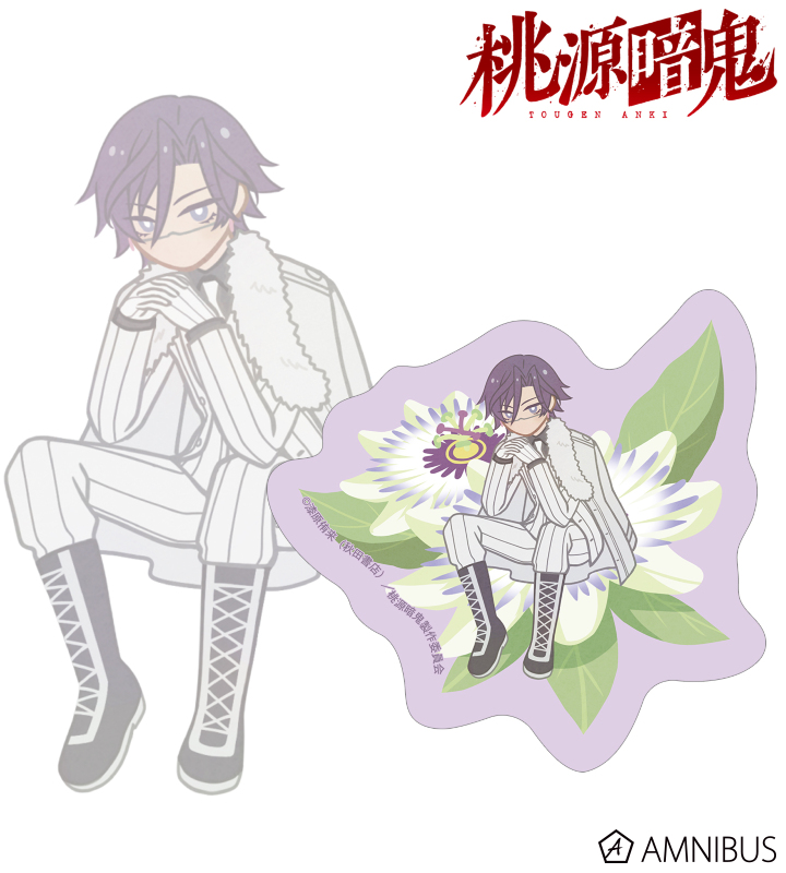 桃華月詠 Botania ダイカットステッカー