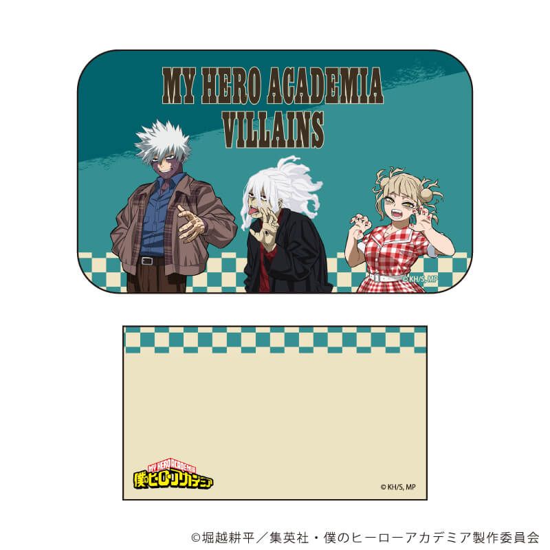 僕のヒーローアカデミア 付箋入り缶ケース 敵<ヴィラン> アメリカンレトロVer.