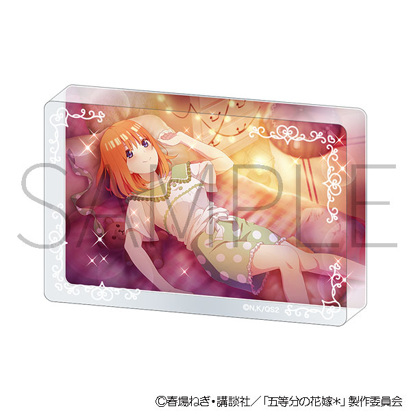 五等分の花嫁*_アクリルブロック(パジャマパーティー)/中野四葉