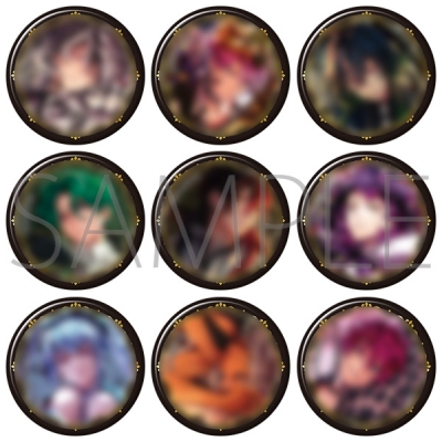 【グッズ-バッチ】悪魔執事と黒い猫 箔押しキャラバッジコレクション／4th Anniversary　A