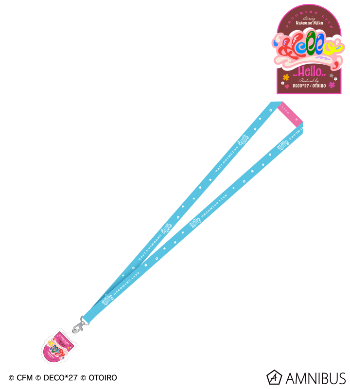 デコミク LIVE 2026『Hello』ライブロゴ フォンタブ＆ストラップ