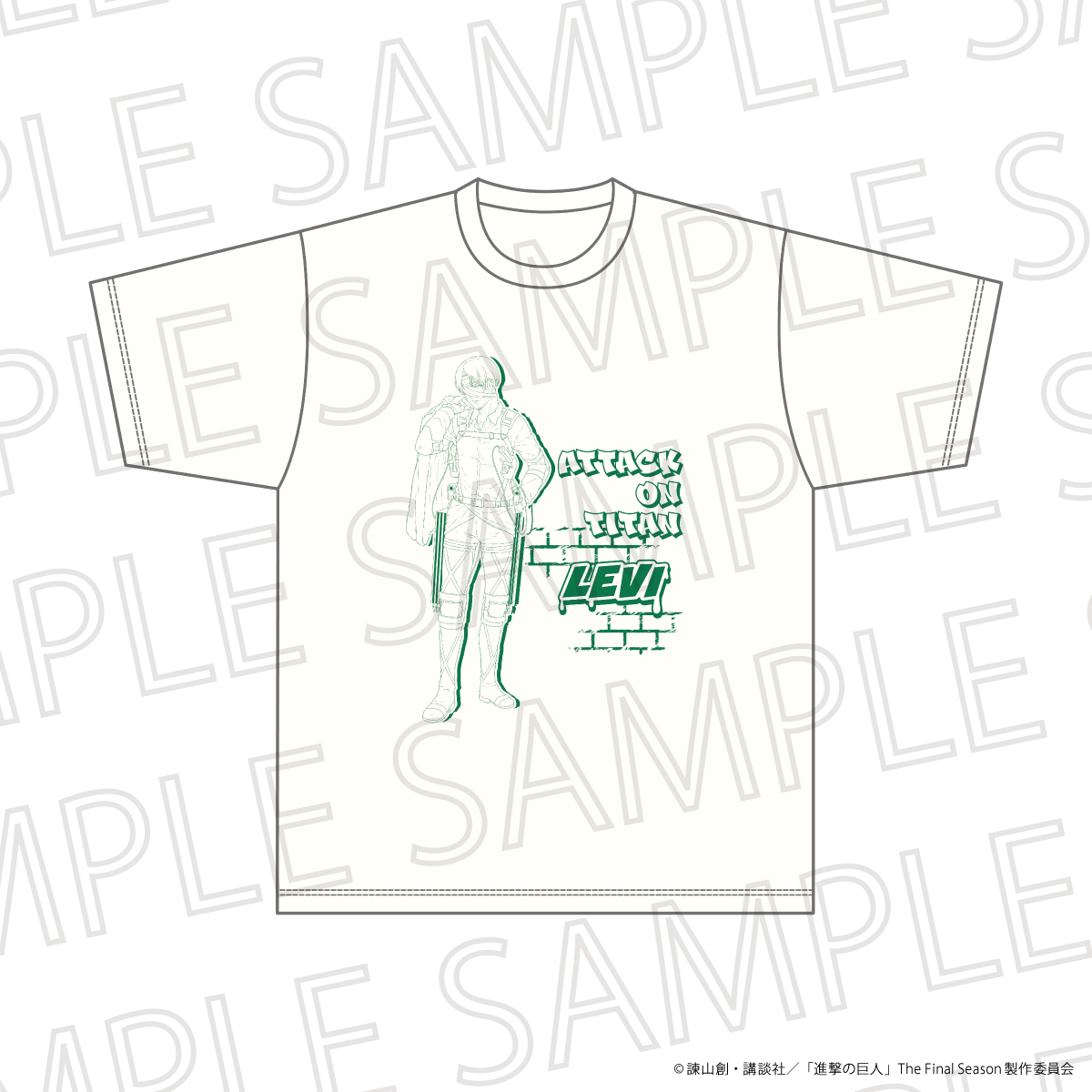 進撃の巨人 The Final Season_XLサイズ_BIGシルエットTシャツ リヴァイ・アッカーマン