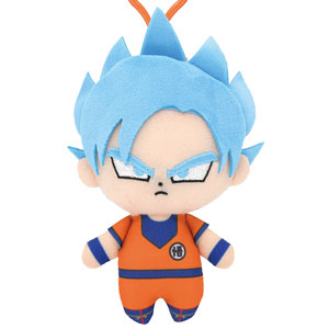プラフックつきChibiぬいマスコット ドラゴンボールシリーズ 超サイヤ人ゴッド超サイヤ人孫悟空