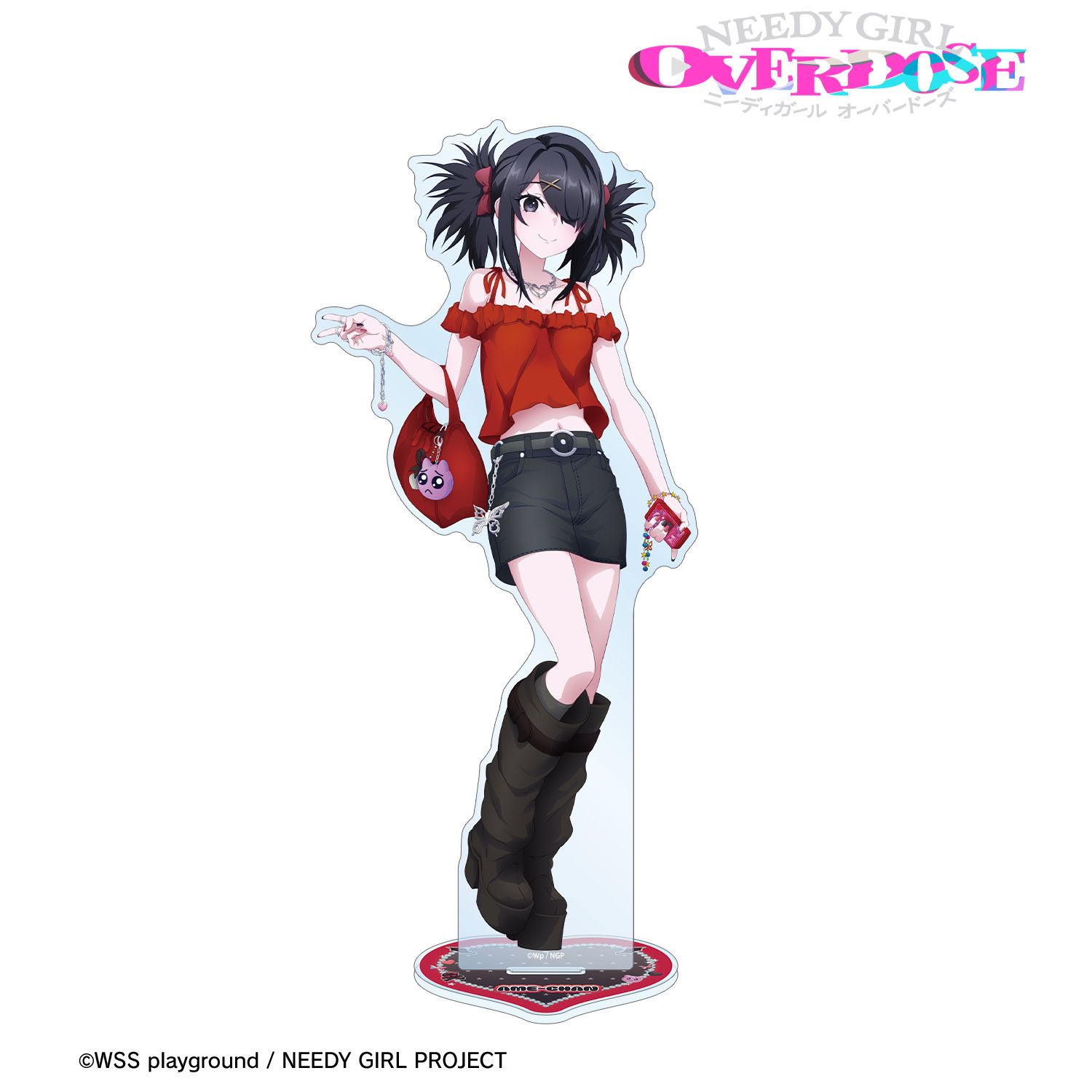 NEEDY GIRL OVERDOSE_描き下ろし あめちゃん Y2Kファッションver. 特大アクリルスタンド