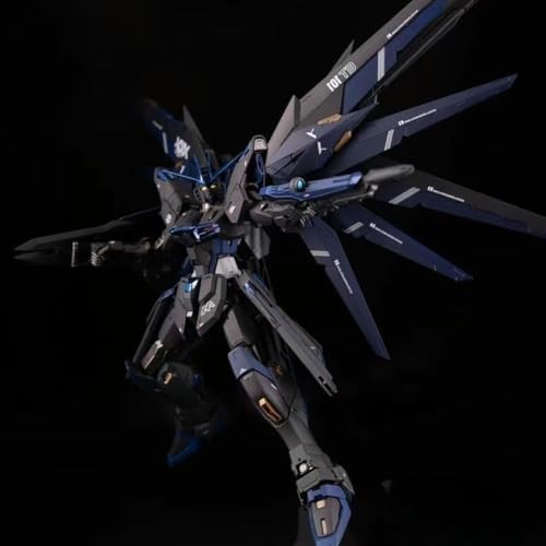 MMGSDD 機動戦士ガンダムSEEDフリーダムガンダムブラックフェニックス塗装Ver.2.0復刻6650 1/100スケール 色分け済みプラモデル スタンドとステッカーをプレゼント中華プラモデール(黑色凤凰)
