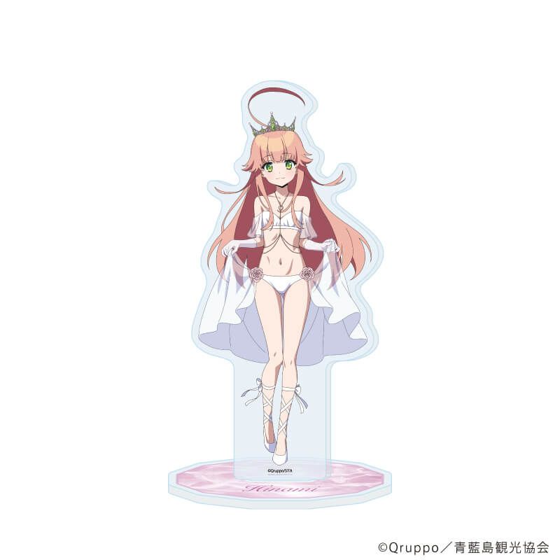 アクリルスタンド「ぬきたし THE ANIMATION」06/渡会 ヒナミ 水着ウェディングver.(描き下ろしイラスト)