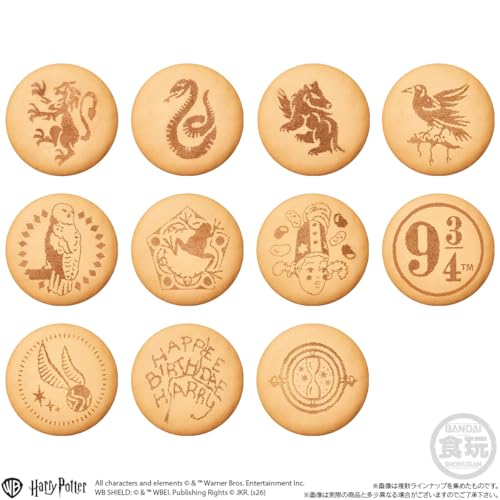 ハリー・ポッター 刺繍缶バッジビスケット 12個 BOX 食玩